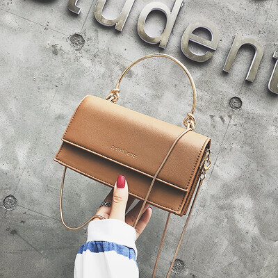 

Ins super fire package 2019 new wave Korean version of the wild portable small square bag chain shoulder slung small bag handbag