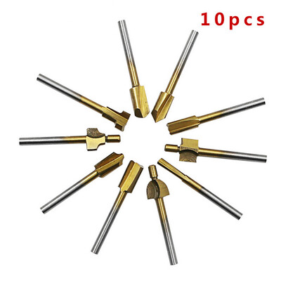 

〖Follure〗Wood Carving Engraving Machine Milling Cutter Kits For Woodworking Tool