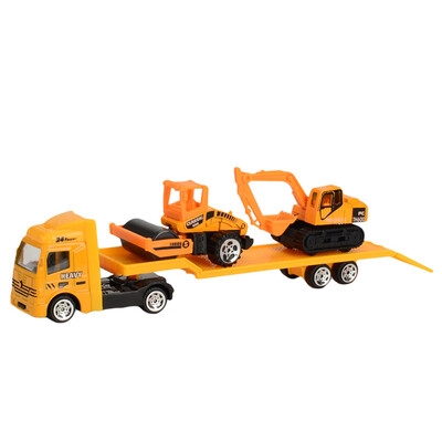 

Tailored Children Educational Toy Truck Toy Car Model Scenes Set Portable Storage