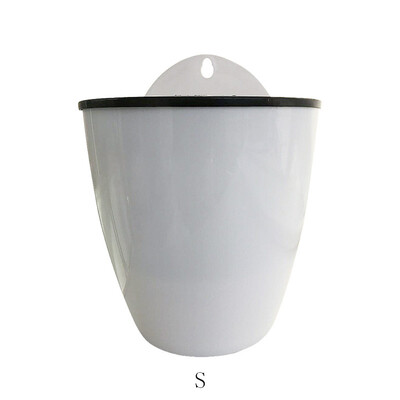 

Siaonvr Automatic Water Absorption Lazy Flower Pot Water Culture Wall Hanging Basin