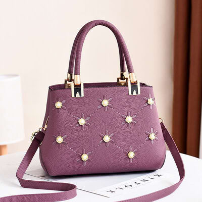 

2019 Europe&the United States new ladies handbags casual womens bags inlaid bricks foreign trade fashion bags on behalf of