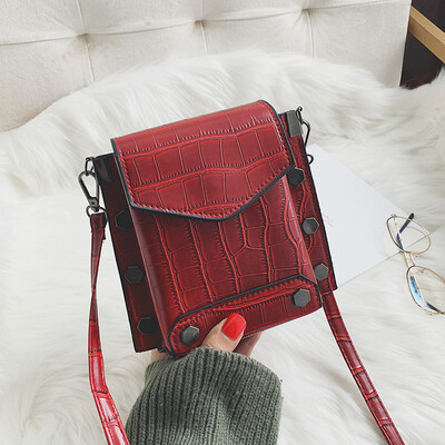 

Net red black bag female 2018 new wave wild slanting simple retro casual special creative chic fashion