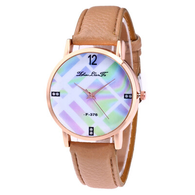 

Dream lattice Womens Casual Quartz Leather Band Analog Wristwatches womens watch casual quartz Hours woman watch 2018 &Ff