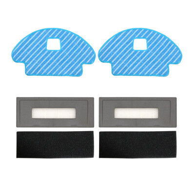 

〖Follure〗For ECOVACS DEEBOT OZMO 610 Eplacement Parts Robot Filter And Rag
