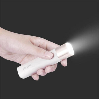 

Original Xiaomi SOLOVE X3 USB Rechargeable Brightness EDC Flashlight 3000mAh Power Bank Portable Mini LED Torch For Outdoor Bike