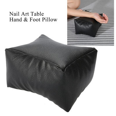 

Greensen Nail Art Foot PillowNail Art Table Hand & Foot Pillow Soft PU Arm Rest Salon Manicure Nail Care Pillow