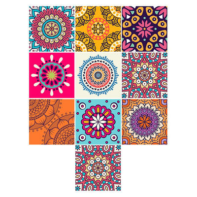 

10pcs PVC Waterproof Wall Stickers Removable Kitchen Bathroom Tiles Decals