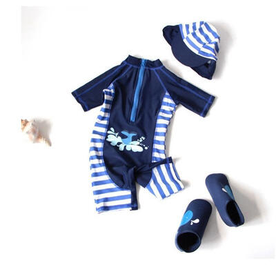 

Fashion Kid Boy Girl Beatch Soft Swimwear Rash Guard Swimsuit Girl 1-7Y Swimming Bathing