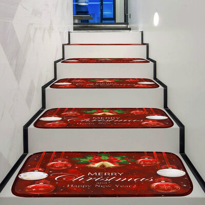 

Tailored Christmas Decoration 1Set StepBasic Non-Slip Coral Fleece Resistant Carpet Stair