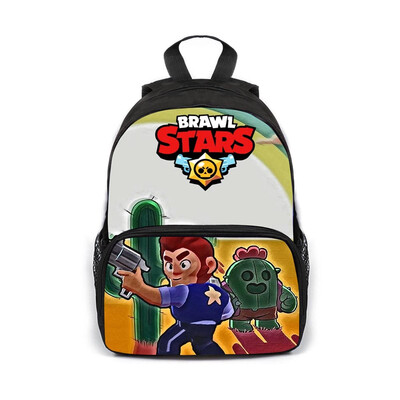 

Brawl&Stars Kids School Backpack Polyester Waterproof anti-scratch School Bag Lunch Bag for School Travel Hiking Picnic