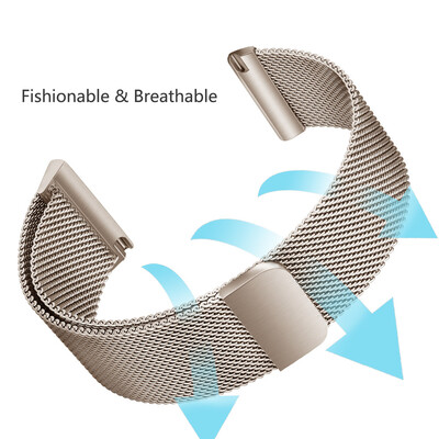 

〖Follure〗Milanese Magnetic Loop Stainless Steel Band For Fitbit Versa