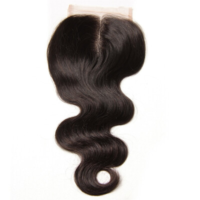 

UNice Hair 8A Peruvian Human Hair Lace Closure Body Wave 4x4inch