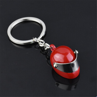 

〖Follure〗1pcs Creative Motorcycle Bicycle Helmet Key Chain Ring Keychain Keyring Key Fob