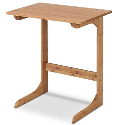 

Home Office Bamboo End Side Sofa Laptop Desk