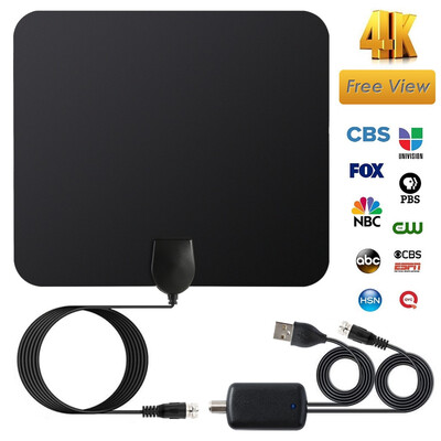 

〖Follure〗80 Mile Range A-ntenna TV Digital HD Skywire 4K Antena Digital Indoor HDTV 1080p
