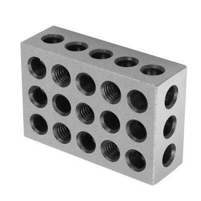 

Greensen 1 2 3 Blocks Gauge Steel Engineers Blocks 00001" High Accuracy 23 Holes Milling Tool Accessory