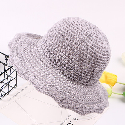 

Hat Spring Summer Korean Edition Travel Pot Cap Pure mesh fisherman hat Women foldable Beach Hat sunshade cap