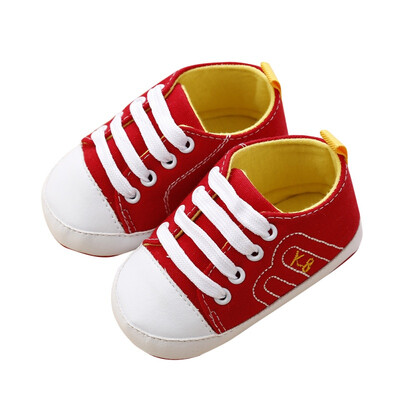 

Baby Shoes Newborn Girl Boy Soft Sole Crib Toddler Shoes Canvas Sneaker Sports Shoes Casual 0-18