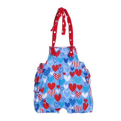 

Baby Infants Toddler Girls Sleeveless Heart Print Rompers Jumpsuit Sunsuit