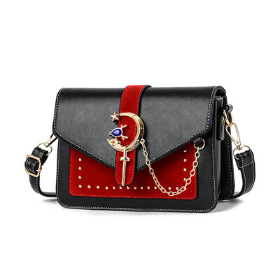 

Nethong Nuchun new single shoulder straddle bag overheating fashion collision color small square bag leisure trend