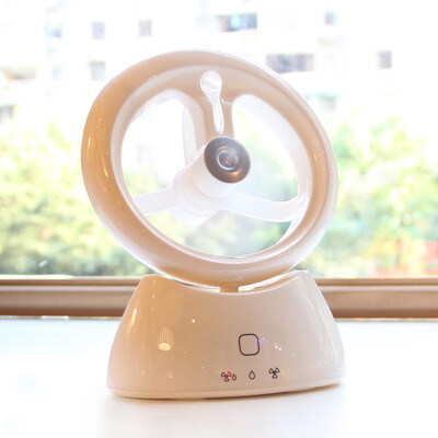 

〖Follure〗Charging Water Wizard Humidifier Fan Air Purifying Fan USB Moisturizing FanBU