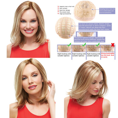 

〖Follure〗Sexy GradientGold Party Wigs Long Curly Hair Mixed Colors Synthetic Wig