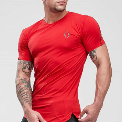 

Mens Slim Fit Crew Neck Short Sleeve Muscle Tee T-shirt Casual Tops T-Shirts Tee
