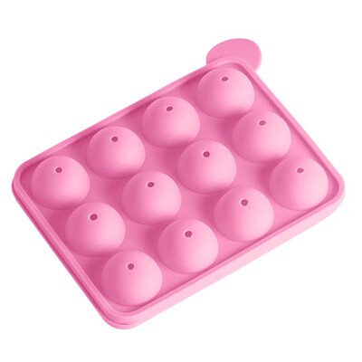 

Gobestart Non Stick Cupcake Mold Muffin Pan BPA Odor Free Silicone 12 Balls Tray Lollipop