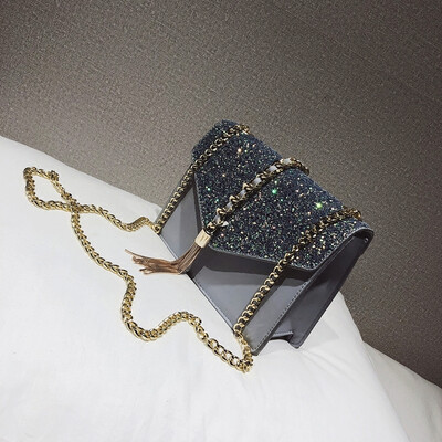 

Small bag female 2019 new wave Korean version of the chain wild Messenger bag ins super fire new chic shoulder bag