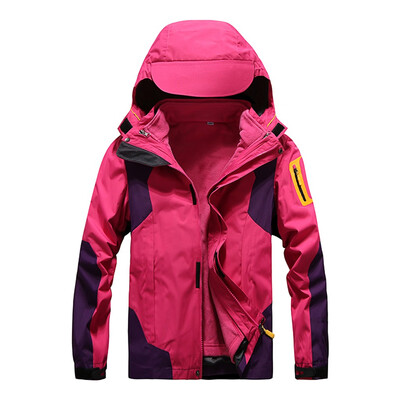 

Roseonmyhand Womens Fashion Waterproof Hoodie Hat Detachable Breathable Sport Outdoor Coat