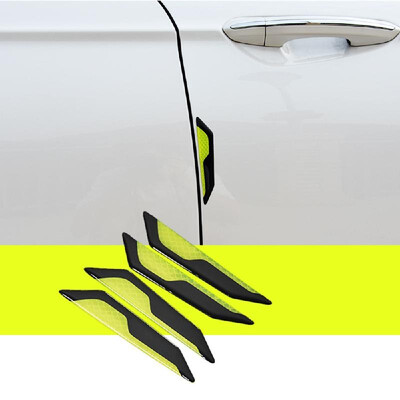 

Car door anti-collision strip body stickers reflective stickers front&rear wheel eyebrows warning stickers decorative scratch