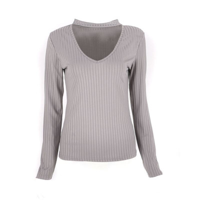

Knitted Sweater Women Autumn Winter V Neck Sexy Slim Pullover Tops Solid Streetwear Korean Knitwear Pull Femme Sweaters