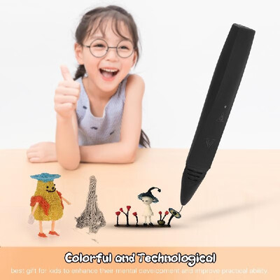 3D Printer Pen with Touchkey Operature Low Temperature PLAABS 3D Printing Filaments Intelligent Printing Pens