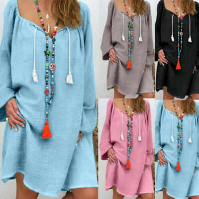 

Womens Casual Holiday Summer Mini Jumpsuit Playsuit Romper Beach Shorts Dress US