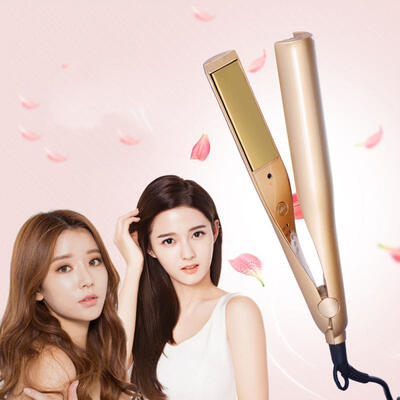 

Hair Straightener Professional Flat Iron Curling Wand 2 In 1 Straightening And Curling Salon Styling ToolsAU PLUG