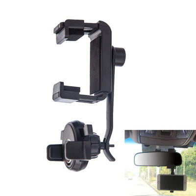 

Car Rearview Mirror Double 360 Degree Rotating Car Phone Navigation Device Bracket