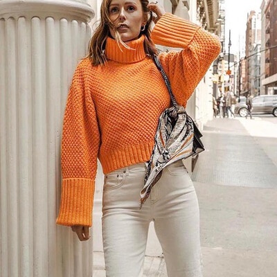 

Gobestart Womens Off The Shoulder Sweater Casual Knitted Loose Long Sleeve Pullover