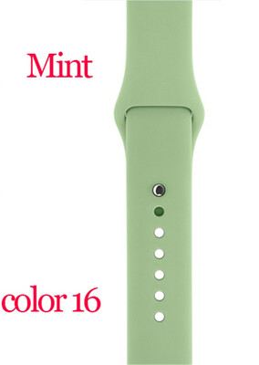 

Silicone Sports Band for Apple Watch Series 123 38MM 42MM Rubber Watchband for iWatch Volt series 4 40mm 44mm