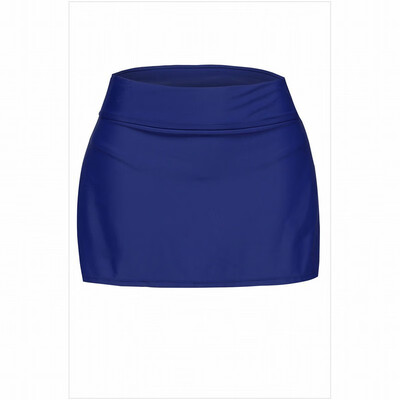 

Summer seaside holiday black casual loose low waist one-piece skirt skirt