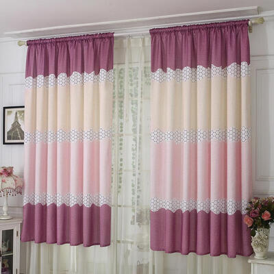 

Wide Strip Half Shading Curtain Bedroom Living Room Semi Blackout Purdah