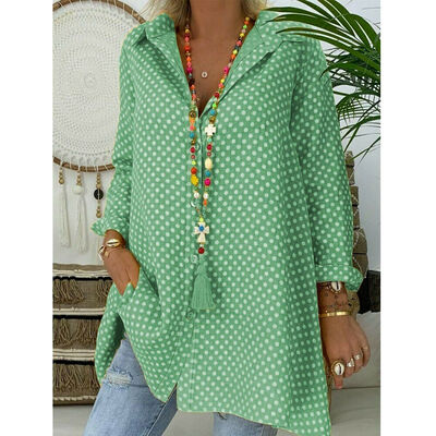 

Womens Summer Tunic Tops Plus Size Casual Loose Tops Blouse V Neck Shirt T-Shirt