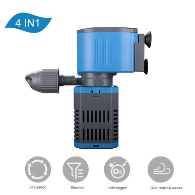 

42W 4-in-1 Aquarium Filter Aquarium Water Pump Filter Aquarium Air Pump Fish Tank Pump Wave Maker