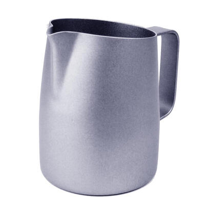

Stainless Steel Oblique Mouth Frothing Jug Blue Coffee Pitcher Craft Cup