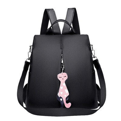 

Tailored Women Fashion Wild Oxford Cloth Mother Student Bag Small Backpack Shoulder Bag