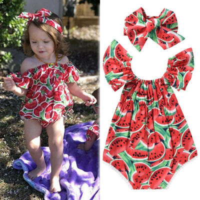 

Newborn Infant Baby Girl Floral Romper Bodysuit Jumpsuit Outfit Playsuit Clothes