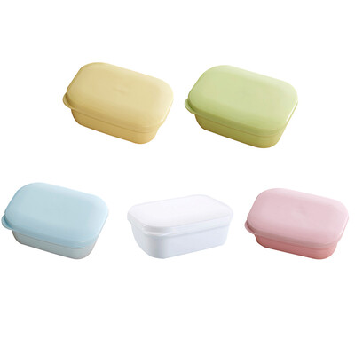

Portable Travel Handmade Soap Box Drain Bathroom Case Waterproof Leakproof Mini Plastic Holder