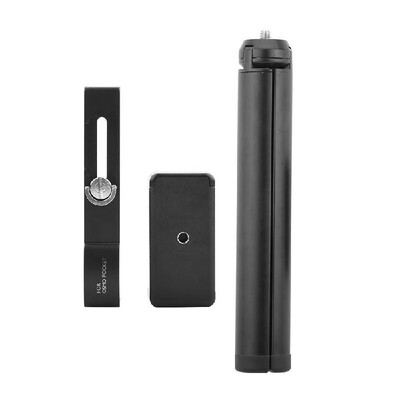 

Handheld Mobile Phone Clip Holder Extended Mounting Bracket with Foldable Tripod Stand Kit for DJI OSMO Pocket Handheld Gimbal Cam