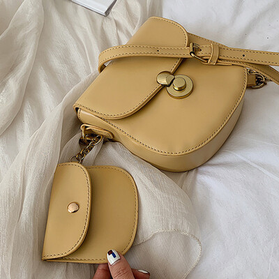 

North bag women 2019 spring&summer new Korean fashion Joker simple shoulder bag Messenger bag chain small square bag