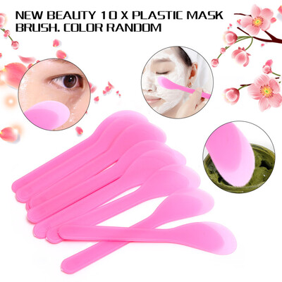 

Toponeto 10PC Plastic Makeup Beauty DIY Facial Mask Brush Spoon Stick Tool Homemade