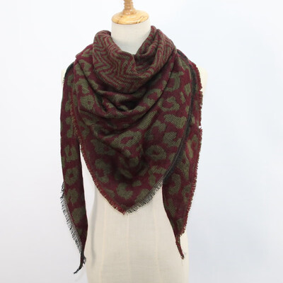 

Gobestart Women Winter Warm Leopard print Long Wrap Shawl Scarf Scarves Stole Cape Scarf